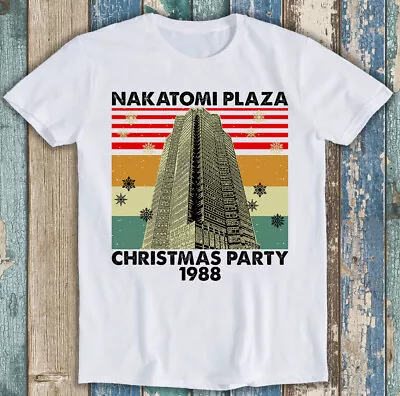 Buy Nakatomi Plaza 1988 Christmas Party 80's Die Movie Bruce Gift Tee T Shirt M1382 • 6.35£