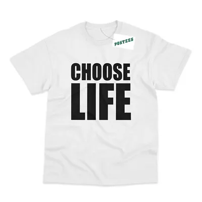 Buy Choose Life Wham George Michael Inspired 80s Fancy Dress Printed T-Shirt • 9.95£