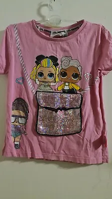 Buy Pink A13 LOL T SHIRT 5 Years Sequined • 0.99£