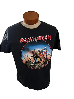 Buy Iron Maiden The Trooper Men’s Large T Shirt Short Sleeve Black • 55.78£
