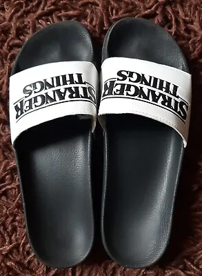 Buy Stranger Things Original Sliders Slipper Shoes Men Fashion Netflix Merchandise  • 9.99£