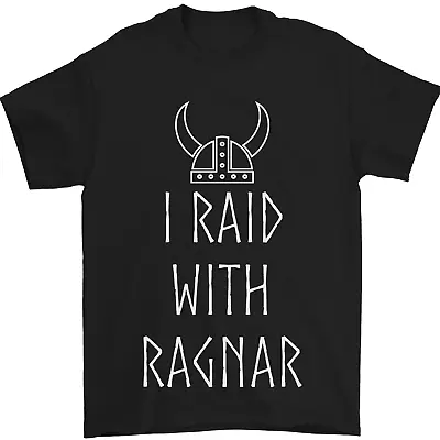 Buy I Raid With Ragnar The Vikings Valhalla Mens T-Shirt 100% Cotton • 10.99£