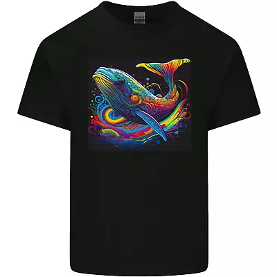 Buy A Colourful Fantasy Whale Kids T-Shirt Childrens • 7.99£