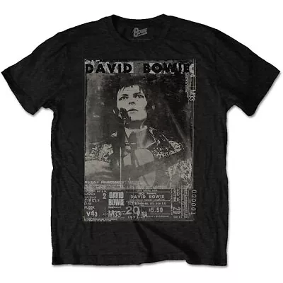 Buy David Bowie 1972 Tour Ziggy Stardust Rock Official Tee T-Shirt Mens Unisex • 15.99£