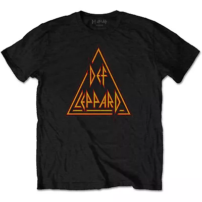 Buy Def Leppard - Classic Triangle Logo T-Shirt - Official Band Merch • 20.68£