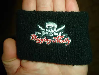 Buy FLOGGING MOLLY Pirate Skull Swords Sport Wrist Rock SWEAT BAND T-shirt Wristband • 16.07£