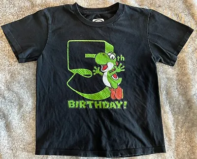 Buy Yoshi 5th Birthday T-Shirt (Size Youth Small) • 3.15£