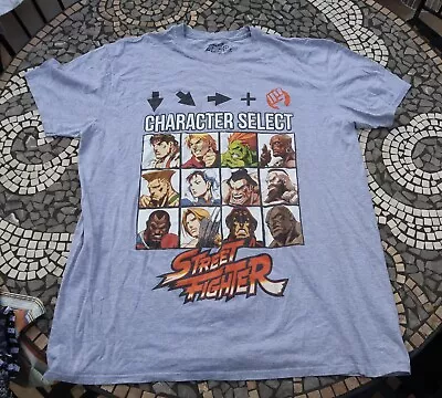 Buy Grey Capcom Street Fighter T Shirt Vintage 2XL  • 24.99£