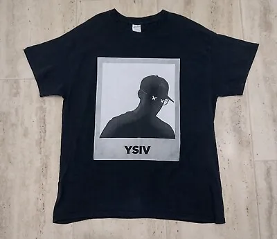 Buy Logic Ysiv Tour Black T-shirt Rapper Hip Hop Gildan Size L Large • 24.99£