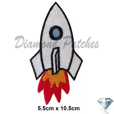 Buy Space Ship Rocket Comic Movie Embroidery Patch Iron Sew On  Badge Fashion Biker • 2.29£