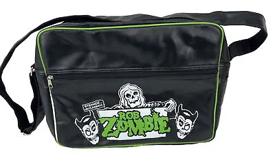 Buy *RARE* Black Green Rob Zombie Strange Uncanny Concert Merch Messenger Tote Bag • 71.03£
