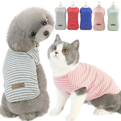 Buy Pet Vest Puppy Clothes Dog Cat T Shirt Outfit Apparel Costume For Small Dogs UK • 5.19£