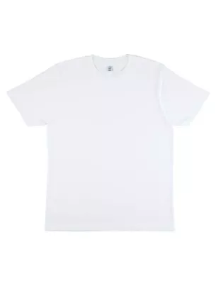 Buy Ethical Organic Cotton White Tshirt, End Of Business Stock UNISEX/MENS • 5.50£