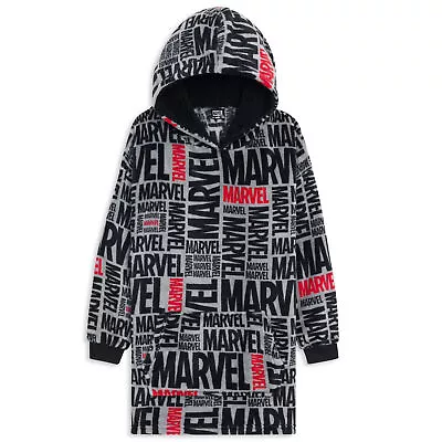 Buy Marvel Oversized Blanket Hoodie Kids Avengers -All Over Print • 17.49£