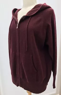 Buy Marks & Spencer Ladies 100% Cashmere Cardigan/hoodie Size L BNWT • 55£