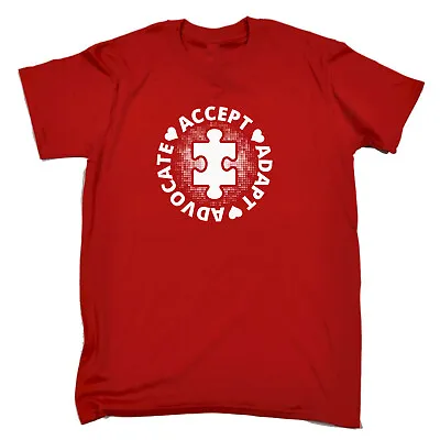Buy Accept Adapt Advocate - Mens Funny T-Shirt Tshirts Tees Tee T Shirt Shirts • 12.95£