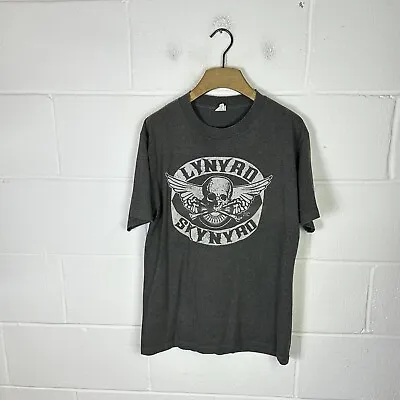 Buy Vintage Lynyrd Skynyrd Shirt Mens Medium Grey Rock Band 2004 Tee Metal Punk • 10.56£
