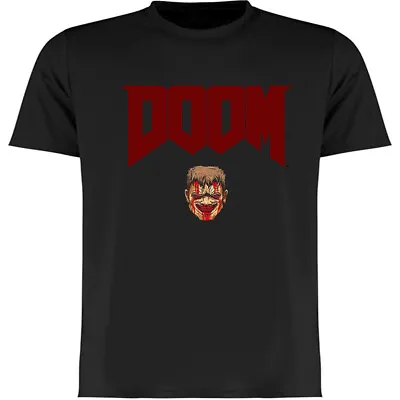 Buy Doom Battle Damage Gaming  Black  T-shirt • 13.99£