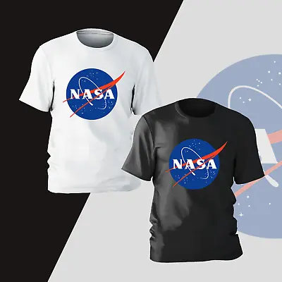 Buy NASA Space Logo Earth Shuttle Sci Fi Star Logo T-shirt Mens Kids Gift Present  • 12.99£