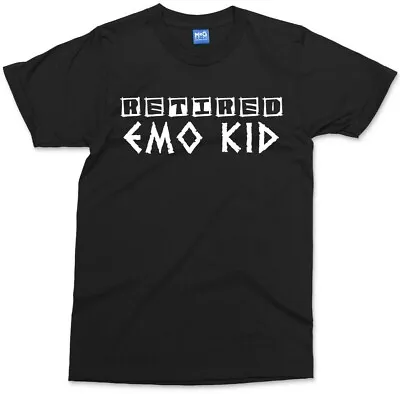 Buy Retired Emo Kid T-shirt Funny Punk Rock Joke Slogan Goth Black Top - Unisex Gift • 13.99£