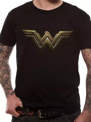 Buy DC Originals Official Wonder Woman Movie Logo Unisex Black T-Shirt Mens Womens • 7.95£