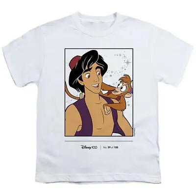 Buy Disney 100 Aladdin & Abu Kids T-shirt D100 100th Anniversary Official • 11.99£