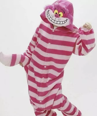 Buy Adults Unisex Pajamas Kigurumi Onsie1 Animal Cheshire Cat Cosplay Costumes S-XL • 14.99£