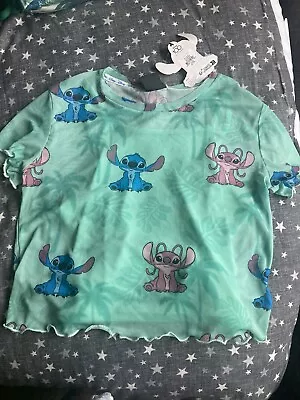 Buy LILO And Stitch Mesh Top 12-13 Years • 7£