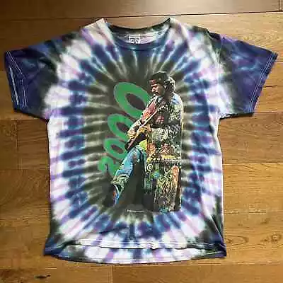 Buy Carlos Santana 1999 Tour Tie Dye Back Print Vintage Size M • 120£
