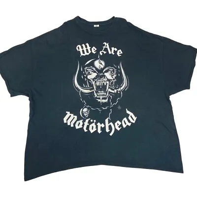 Buy Vintage 00s Black Motörhead Graphic T-shirt 4XL • 28£