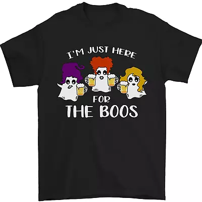 Buy Halloween Im Just Here For The Boos Mens T-Shirt 100% Cotton • 10.48£