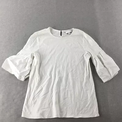 Buy Witchery Womens Top Size XXS White 3/4 Length Sleeves T-Shirt • 8.79£