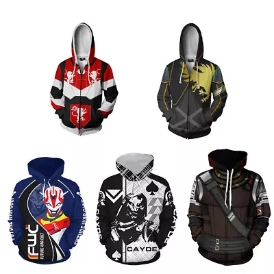 Buy Destiny 2 3D Hoodies Cosplay Hunter Warlock Titan Sweatshirt Jacket Coat Costume • 14.28£