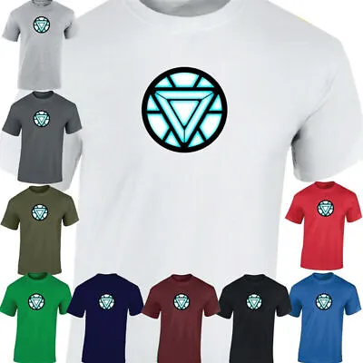 Buy Iron Man Arc Reactor Men Kids T Shirt Marvel Love Inspired Top Cool Gift Wear • 8.99£