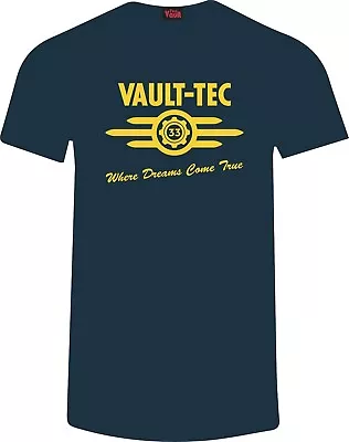 Buy Vault-Tec 33 Where Dreams Come True Tee - Fallout Vault Boy Lucy Ghoul Maximus • 16.99£