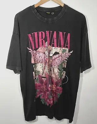 Buy NIRVANA Band Tee T-Shirt In Utero Size Womens Small 2023 Kurt Cobain Grunge • 12.99£