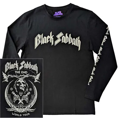 Buy Black Sabbath The End Mushroom Cloud Long Sleeve Shirt S-XXL Official Band Merch • 31.61£