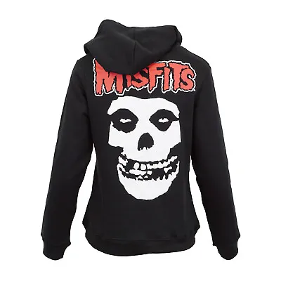 Buy Misfits Red Plaid Cowl Fiend 138 Black Hoody Authentic License Item • 23.51£