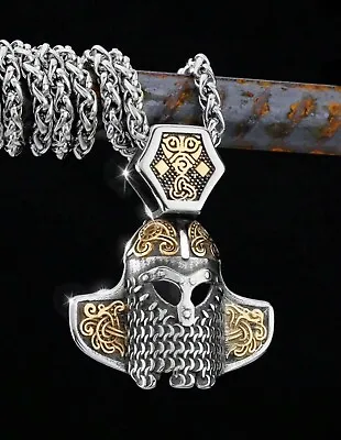 Buy Zoroastrian Necklace Persian Iranian Pendant Face Beard Knight Viking Jewelry • 94.49£