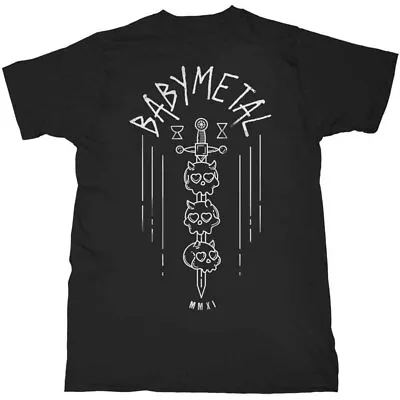 Buy Babymetal Skull Sword Official Tee T-Shirt Mens • 15.99£