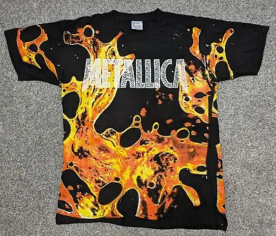 Buy Metallica Load All Over Print T-shirt Large Modern Bootleg • 40£
