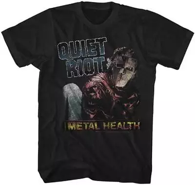 Buy Quiet Riot Mental Health Album Cover Men's T Shirt Rock Band Music Merch • 42.98£