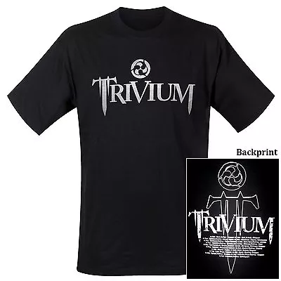 Buy TRIVIUM - Silver Logo Tour - T-Shirt - Größe Size S - Neu • 17.30£
