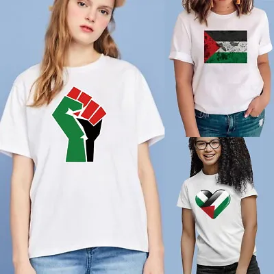 Buy Unisex Free Palestine Arabic T-Shirt Gaza Freedom End Israeli Occupation • 5.49£