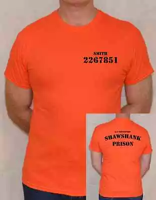 Buy Shawshank Prison,personalised With Your Name,fancy Dress,fun T Shirt  • 14.99£