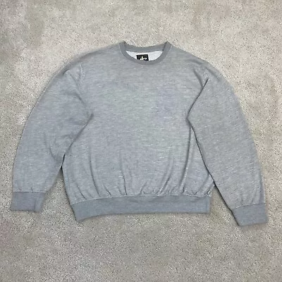 Buy Sweatshirt Mens XXL 2XL Vintage Blank Jumper Y2K Basic Plain Top Crewneck • 11.99£