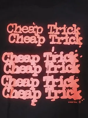 Buy CHEAP TRICK -Red Logo On Black T-shirt ~Never Worn~ M XXXL • 34.32£
