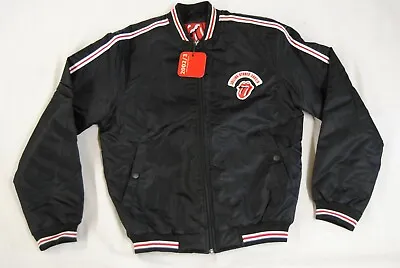 Buy Rolling Stones Embroidered Logo 2002/3 Black Tour Varsity Jacket New Official   • 99.99£