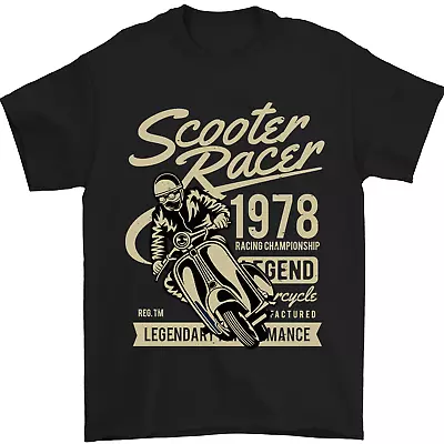 Buy Scooter Racer Legend 1978 Motorbike Mens T-Shirt 100% Cotton • 7.99£