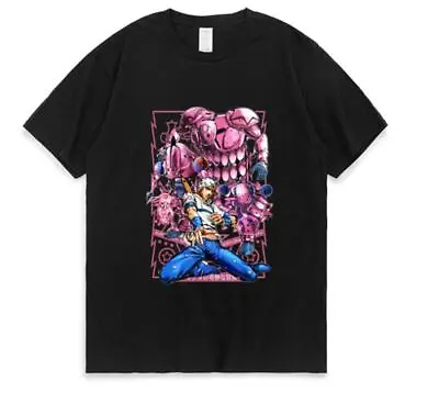 Buy JoJo's Bizarre Adventure Dio T-shirts Cotton Oversized Short Sleeve Tee Tops • 16.79£